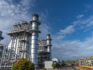 Equipment in water treatment plant in chemical industry to purify water for Steam generator, power...