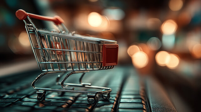 E-commerce: Business Graph and Data of Online Retail Business Growth, Market Expansion. Businessman Touches and Analyzes Data Growth of E-commerce Sector, Digital Transactions, Consumer Trends. - Powered by Adobe