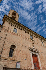 Grottammare, Marche. The church of Santa Lucia