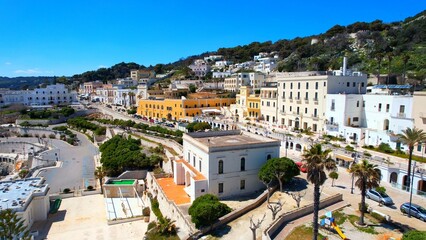 Santa Cesarea Terme - Italy, Apulia - View of the coastal promenade