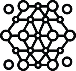 "Neural Network Icon &ndash; AI Brain, Deep Learning, and Machine Intelligence Vector"