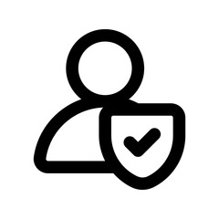 privacy policy line icon
