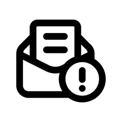 spam protection line icon