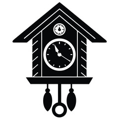 cuckoo  clock vecctor