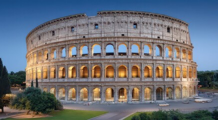 Majestic Colosseum at Dusk