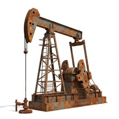 Oil pump jack industrial machinery petroleum industry equipment