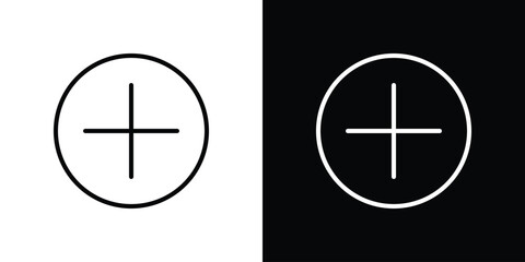 Add icon Graphic vector set for ui design