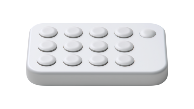 Clean design remote controller for modern entertainment systems