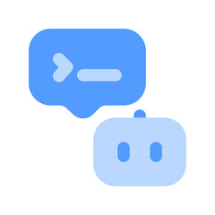 ai prompt duotone icon