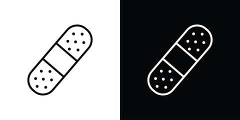 Band aid icon Graphic vector set for ui design
