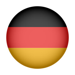 Circular Icon Featuring Diverse European Country Flag