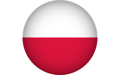 Circular Icon Featuring Diverse European Country Flag