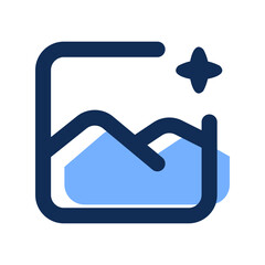 image ai filled line icon