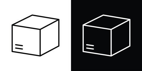 Box icon Graphic vector set for ui design