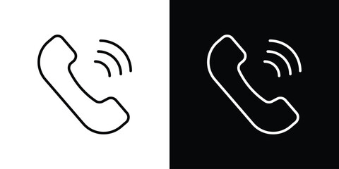 Call icon Graphic vector set for ui design