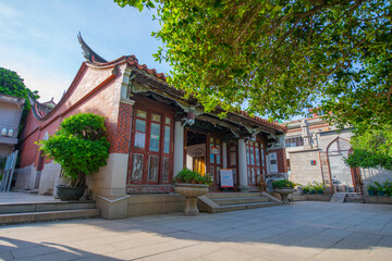 Obraz premium Mingshan Hall in Qingjing Mosque in Licheng, Quanzhou city, Fujian, China. The mosque, built in 1009, is the oldest Arabian style mosque in China and belongs to Quanzhou Song Yuan World Heritage Site.