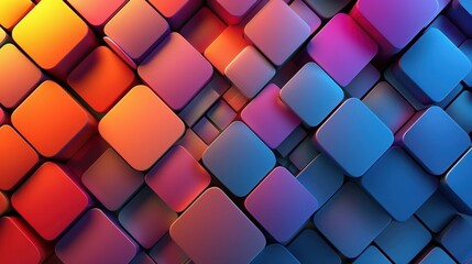 Obraz premium Abstract colorful geometric pattern