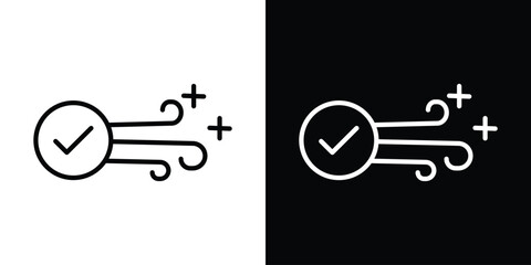 Clean Air icon Graphic vector set for ui design