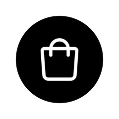 bag circular line icon