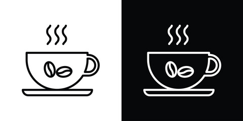 Coffee icon Graphic vector set for ui design