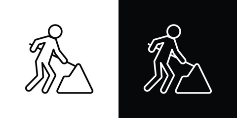 Construction icon Graphic vector set for ui design