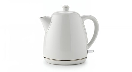 White electric kettle