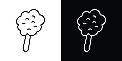 Cotton Candy icon Graphic vector set for ui design