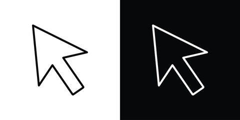 Cursor icon Graphic vector set for ui design
