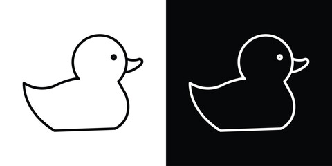 Duck icon Graphic vector set for ui design