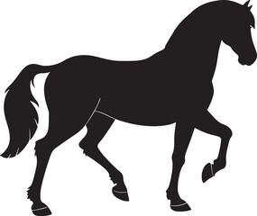 Fototapeta premium horse black silhouette,horse black vector 