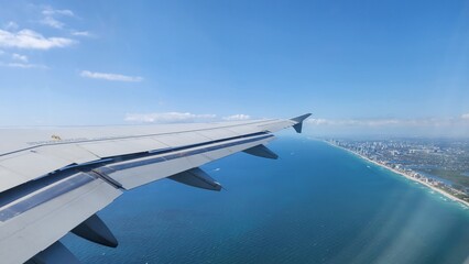 view from the plane