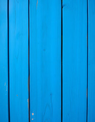 Naklejka premium Smooth blue-painted wooden backdrop with ample space for text placement. White tone