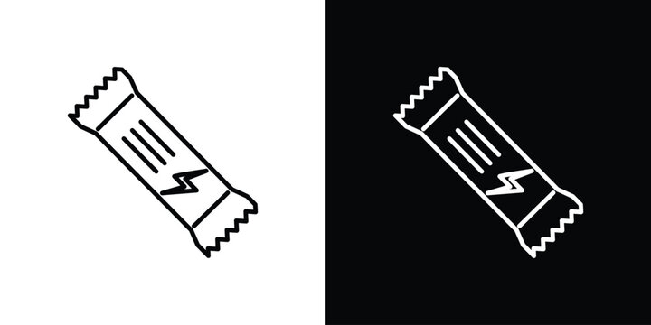 Energy bar icon Graphic vector set for ui design