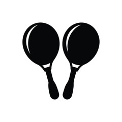 black plastic spoon