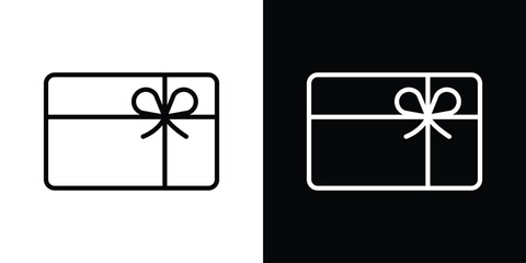 Gift voucher icon Graphic vector set for ui design