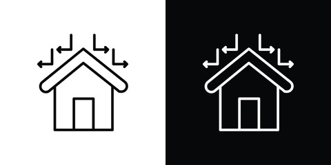Insulation icon Graphic vector set for ui design
