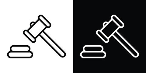 Law icon Graphic vector set for ui design