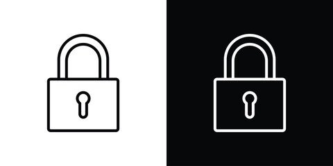 Lock icon Graphic vector set for ui design