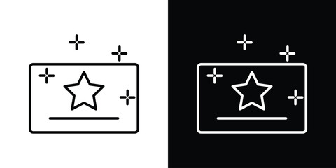 Loyalty program icon Graphic vector set for ui design