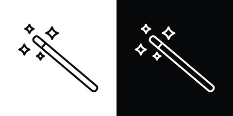 Magic wand icon Graphic vector set for ui design