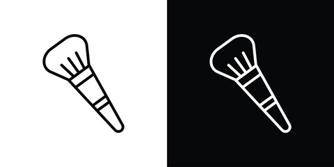 Makeup brush icon Graphic vector set for ui design