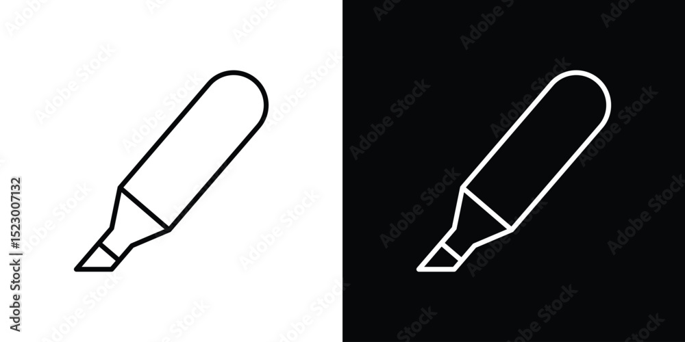 Aufkleber Marker icon Graphic vector set for ui design