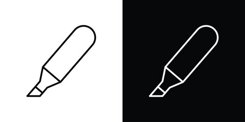 Marker icon Graphic vector set for ui design