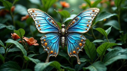 Beautiful Blue Butterfly