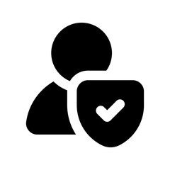 privacy policy glyph icon