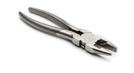 Obraz premium Metal pliers against white background