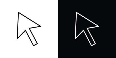 Mouse icon Graphic vector set for ui design