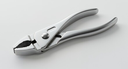 Obraz premium Silver metal pliers tool photography