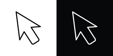 Mouse icon Graphic vector set for ui design