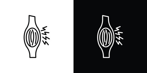 Myalgia icon Graphic vector set for ui design